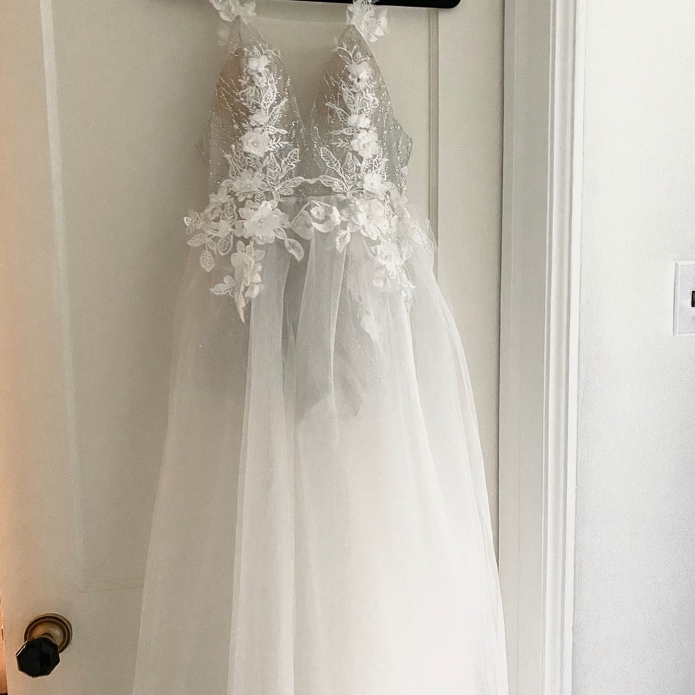 White Berta Inspired Dress